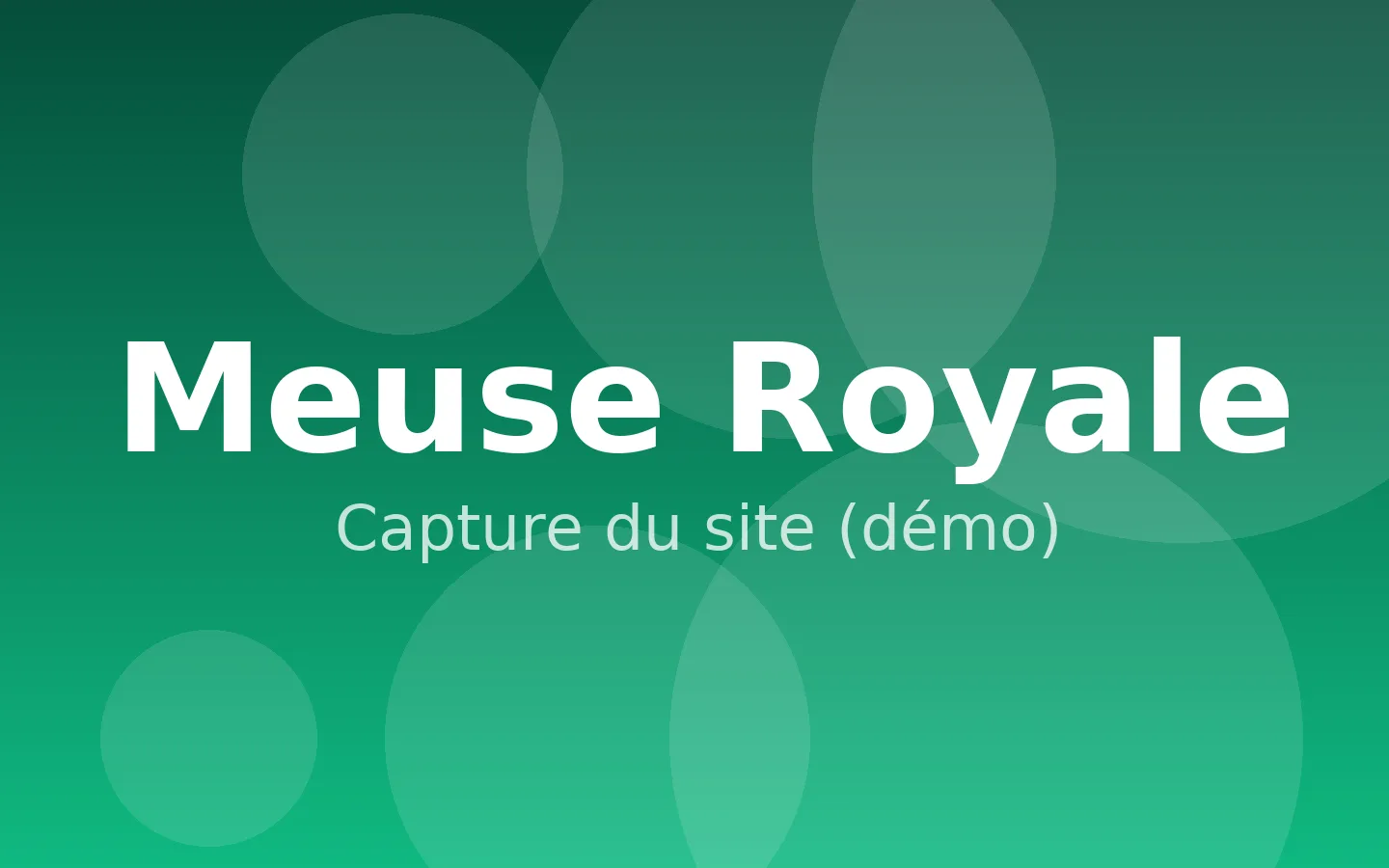Capture de Meuse Royale