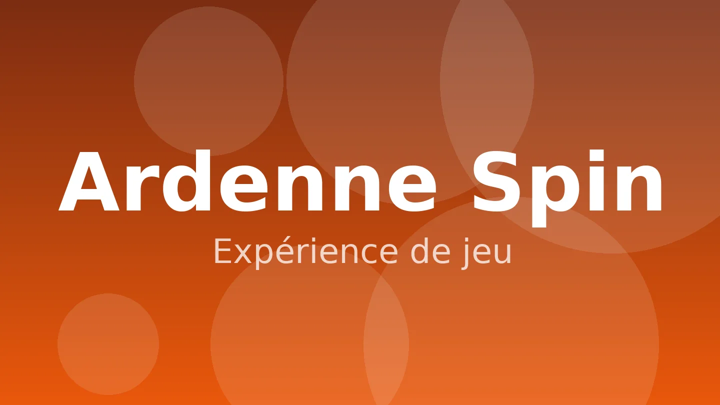Jeu sur Ardenne Spin