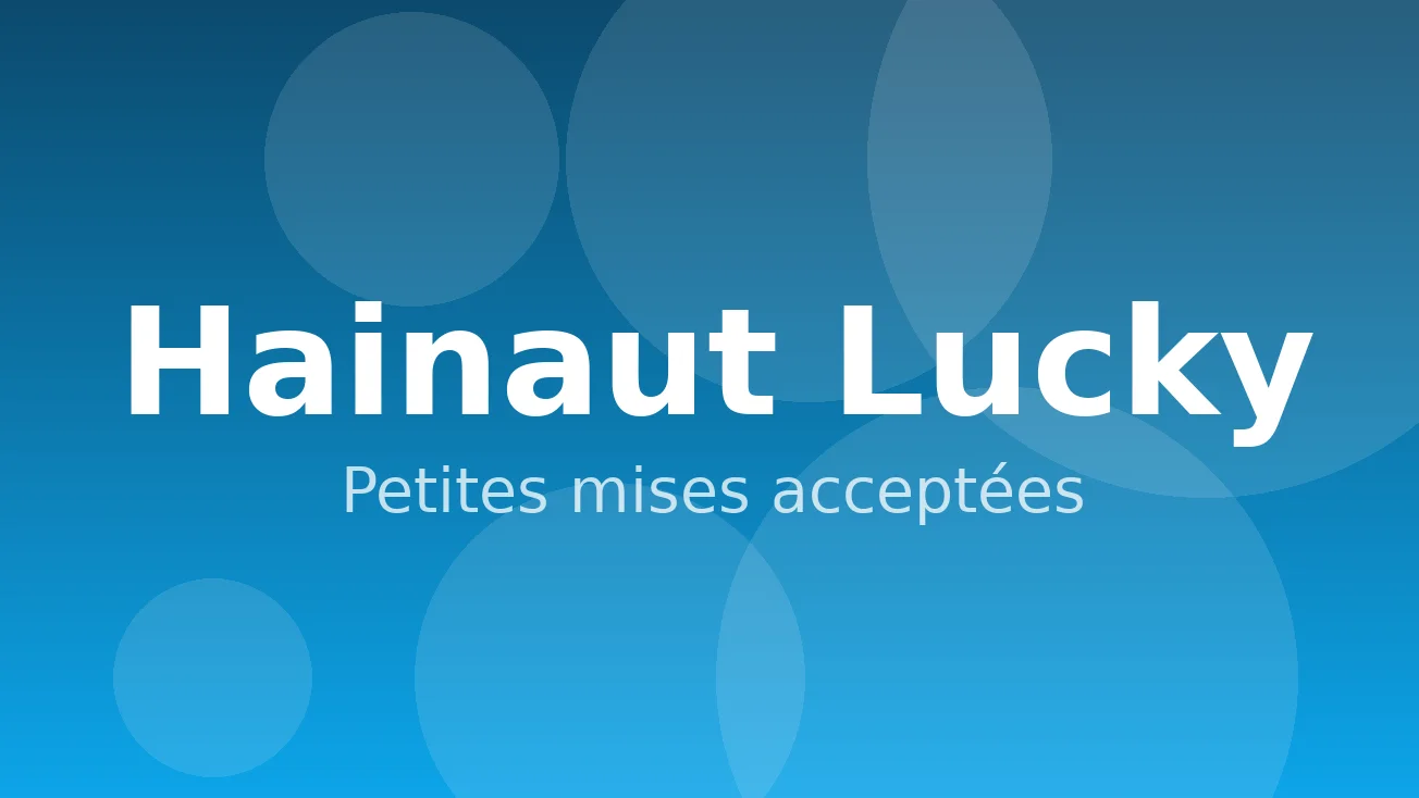 Avis Hainaut Lucky 2026